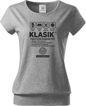 Klasik, černý potisk