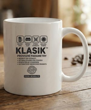 Klasik, černý potisk