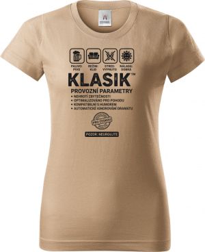 Klasik, černý potisk