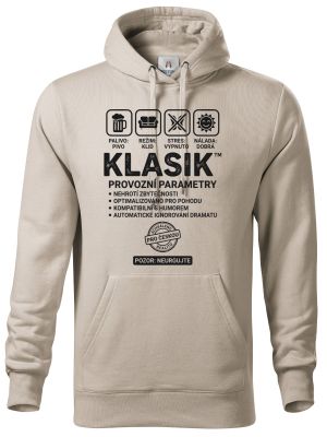 Klasik, černý potisk