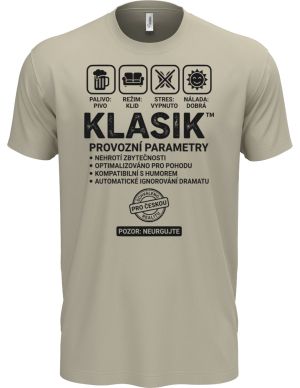 Klasik, černý potisk