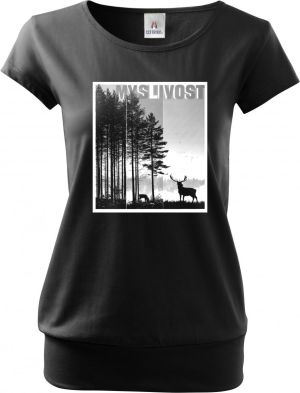 Klidná myslivost, bílý potisk