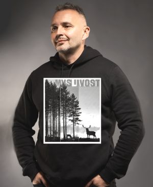 Klidná myslivost, bílý potisk