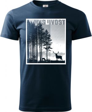 Klidná myslivost, bílý potisk