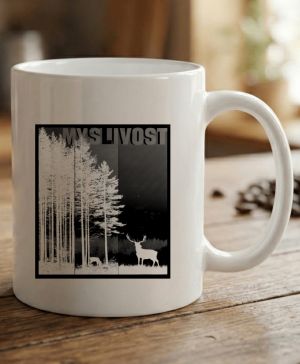 Klidná myslivost, černý potisk