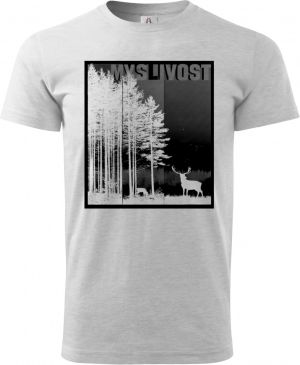 Klidná myslivost, černý potisk