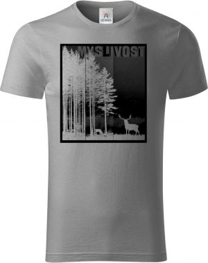 Klidná myslivost, černý potisk