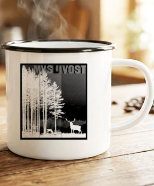 Klidná myslivost, černý potisk