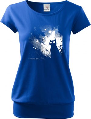 Kočičí galaxie, bílý potisk