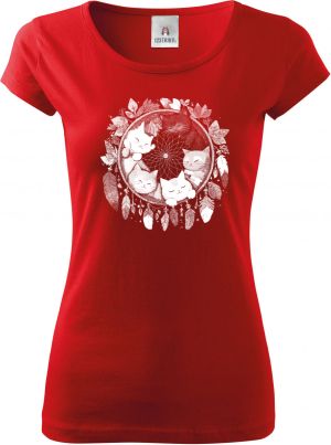 Kočičí sen, bílý potisk