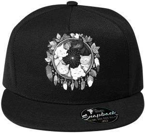 Kočičí sen, bílý potisk