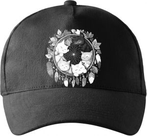 Kočičí sen, bílý potisk