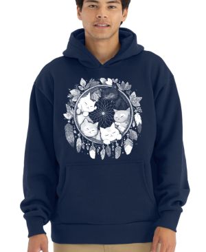 Kočičí sen, bílý potisk