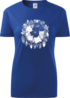 Kočičí sen, bílý potisk