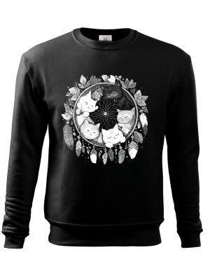 Kočičí sen, bílý potisk