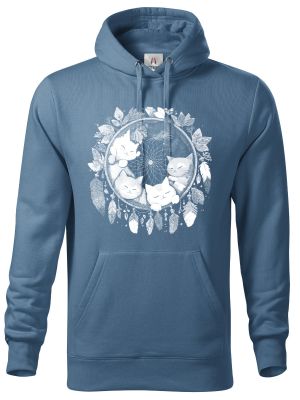 Kočičí sen, bílý potisk