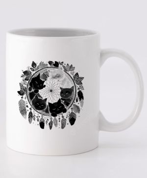 Kočičí sen, černý potisk