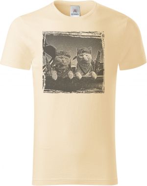Kočky, nasraný kočky, černý tisk