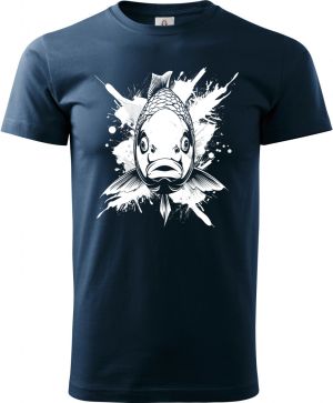 Koi ryba Pop, bílý potisk