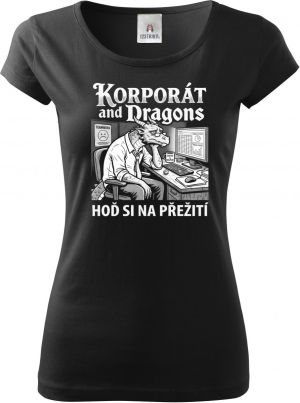 Korporát and dragons, bílý tisk