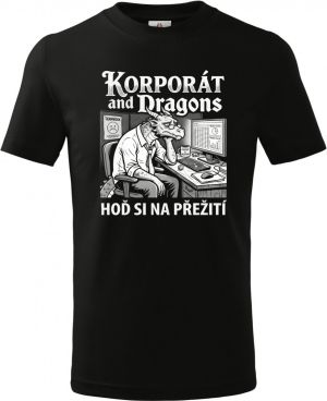 Korporát and dragons, bílý tisk