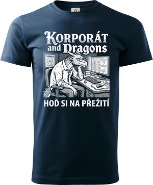 Korporát and dragons, bílý tisk