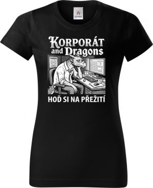Korporát and dragons, bílý tisk