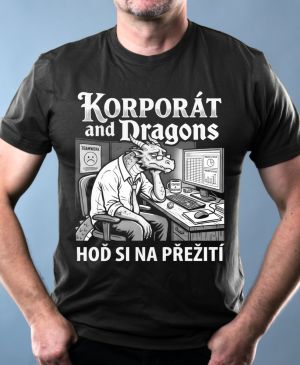Korporát and dragons, bílý tisk