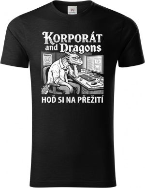 Korporát and dragons, bílý tisk