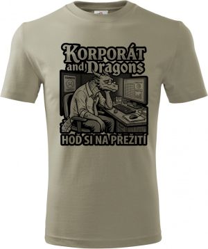 Korporát and dragons, černý tisk