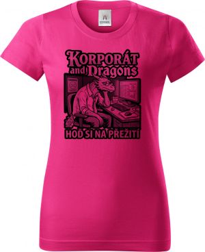 Korporát and dragons, černý tisk