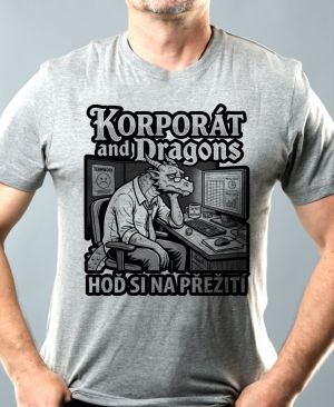 Korporát and dragons, černý tisk