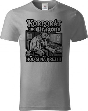 Korporát and dragons, černý tisk