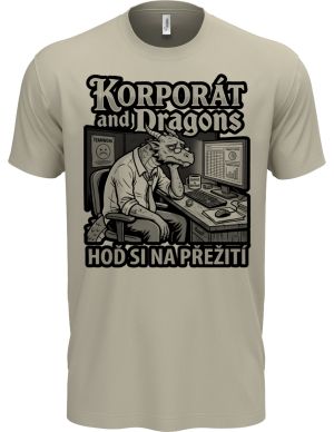 Korporát and dragons, černý tisk