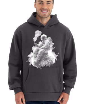 Kosmický chill. Bílý potisk