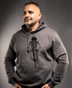 Kostra, cyklista, černá, V4