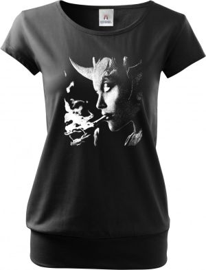 Kouřící ďáblice, bílý tisk