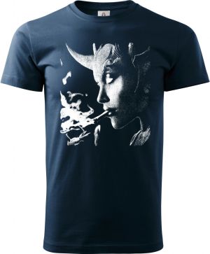 Kouřící ďáblice, bílý tisk