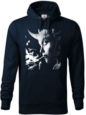 Kouřící ďáblice, bílý tisk