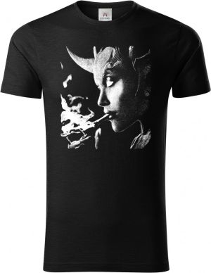 Kouřící ďáblice, bílý tisk