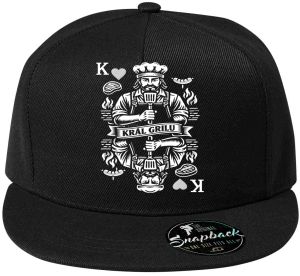 Král grilu, bílý tisk