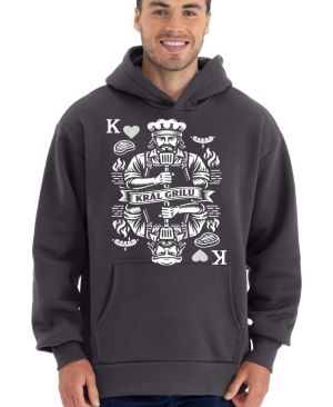 Král grilu, bílý tisk