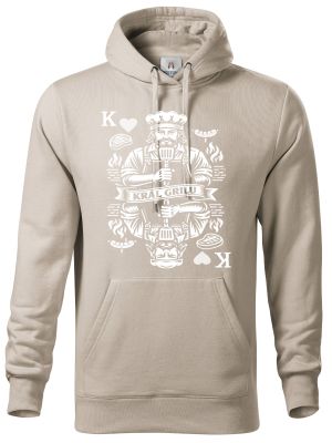 Král grilu, bílý tisk