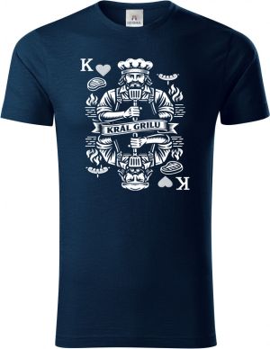 Král grilu, bílý tisk