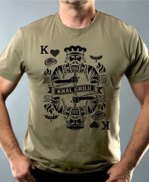 Král grilu, černý tisk