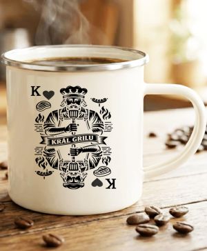 Král grilu, černý tisk