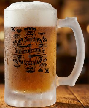 Král grilu, černý tisk