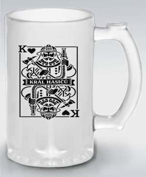 Král hasičů, černý tisk