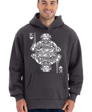 Král rybolovu, bílý potisk