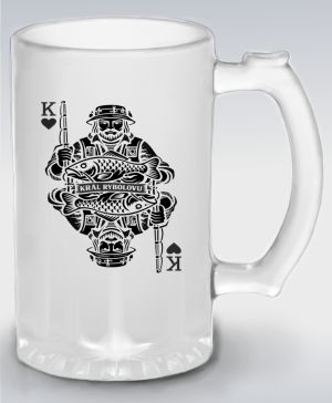 Král rybolovu, černý potisk